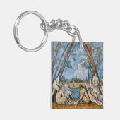 Paul Cezanne - De Grote Bathers Sleutelhanger (Voorkant Links)