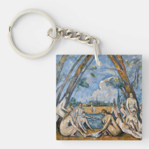 Paul Cezanne - De Grote Bathers Sleutelhanger