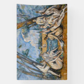 Paul Cezanne - De Grote Bathers Spandoek (Verticaal)