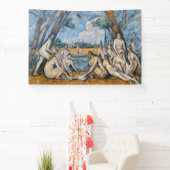 Paul Cezanne - De Grote Bathers Spandoek (Insitu)