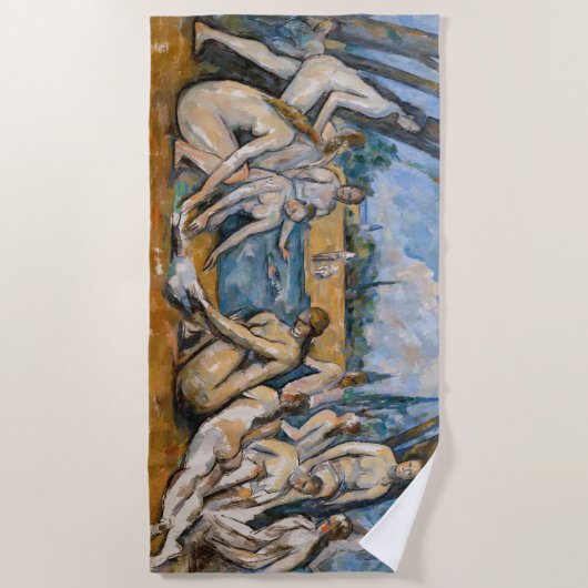 Paul Cezanne - De Grote Bathers Strandlaken (Voorkant)