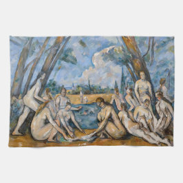 Paul Cezanne - De Grote Bathers Theedoek