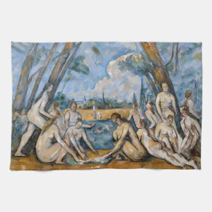 Paul Cezanne - De Grote Bathers Theedoek