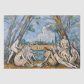 Paul Cezanne - De Grote Bathers Tissuepapier (Voorkant)