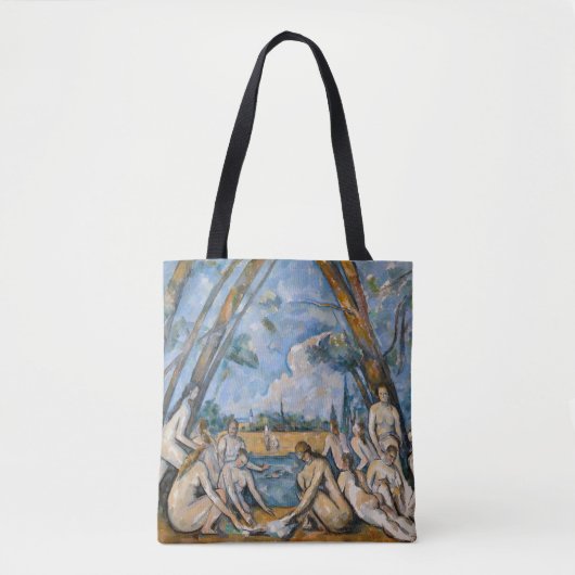 Paul Cezanne - De Grote Bathers Tote Bag (Voorkant)