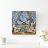 Paul Cezanne - De Grote Bathers Vierkante Klok (Huis)