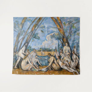 Paul Cezanne - De Grote Bathers Wandkleed
