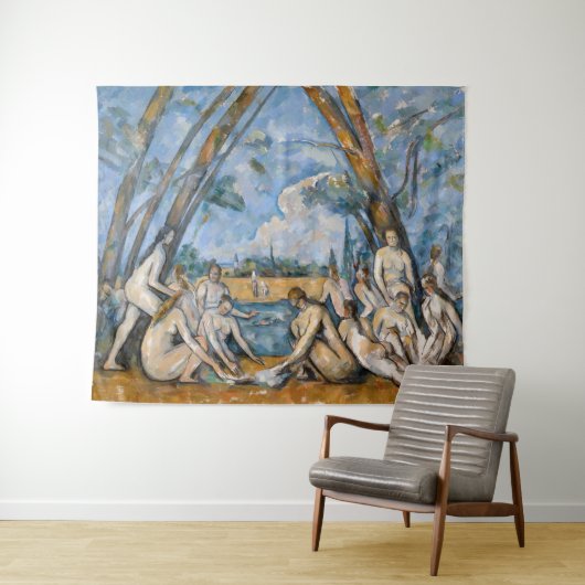Paul Cezanne - De Grote Bathers Wandkleed (In Situ (horizontaal))
