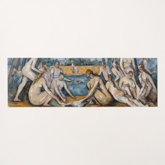 Paul Cezanne - De Grote Bathers Yogamat (Achterkant (horizontaal))