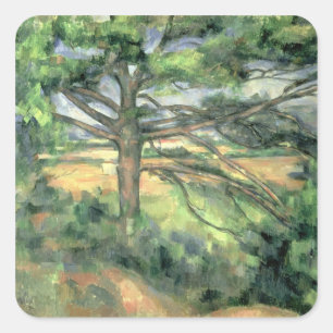 Paul Cezanne   De Grote Pijn, 1895-1997 Vierkante Sticker