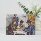 Paul Cezanne - De kaart (Staand voorkant)