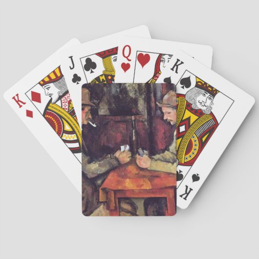 Paul Cezanne - De kaart speelt het fijne Kunstschi (Achterkant)