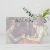 Paul Cezanne - De kaart speelt het fijne Kunstschi (Staand voorkant)