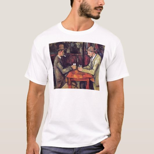Paul Cezanne - De kaart speelt het fijne Kunstschi T-shirt (Voorkant)