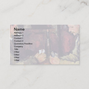 Paul Cezanne - De kaart speelt het fijne Kunstschi Visitekaartje