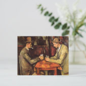 PAUL CEZANNE - De kaartspelers 1894 Briefkaart (Staand voorkant)