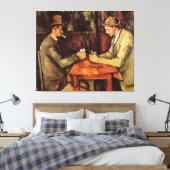 PAUL CEZANNE - De kaartspelers 1894 Canvas Afdruk (Insitu (Slaapkamer))