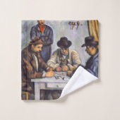 Paul Cezanne - De kaartspelers Bad Handdoek (Wasdoekje)