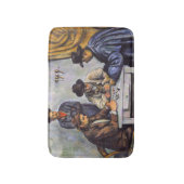Paul Cezanne - De kaartspelers Badmat (Voorkant Verticaal)