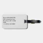 Paul Cezanne - De kaartspelers Bagagelabel (Achterkant horizontaal)