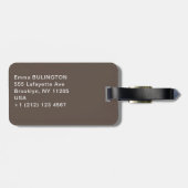 Paul Cezanne - De kaartspelers Bagagelabel (Achterkant horizontaal)