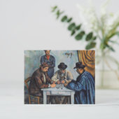 Paul Cezanne - De kaartspelers Briefkaart (Staand voorkant)