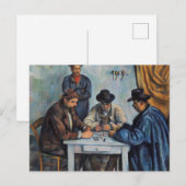 Paul Cezanne - De kaartspelers Briefkaart (Voorkant / Achterkant)