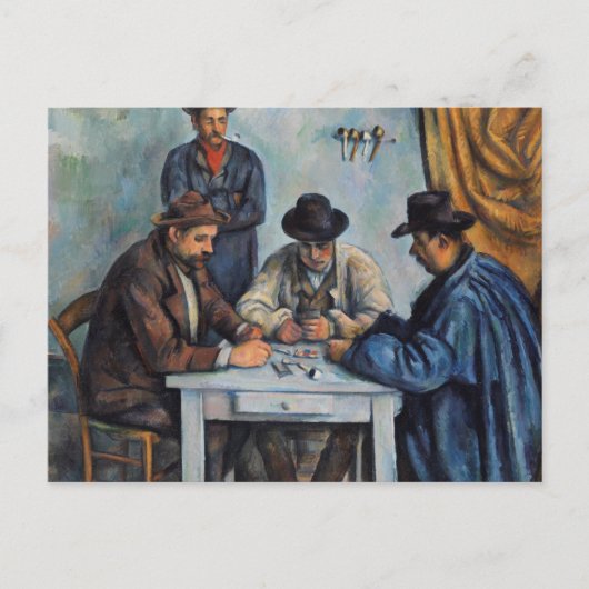 Paul Cezanne - De kaartspelers Briefkaart (Voorkant)