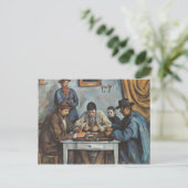 Paul Cezanne - De kaartspelers Briefkaart (Staand voorkant)