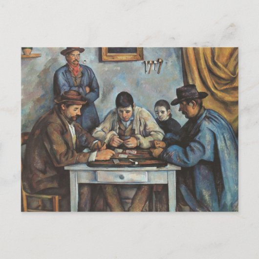 Paul Cezanne - De kaartspelers Briefkaart (Voorkant)