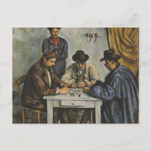Paul Cézanne - De kaartspelers Briefkaart (Voorkant)