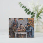 Paul Cezanne - De kaartspelers Briefkaart (Staand voorkant)