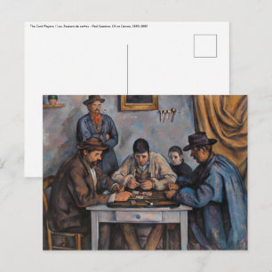 Paul Cezanne - De kaartspelers Briefkaart
