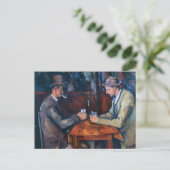 Paul Cezanne - De kaartspelers Briefkaart (Staand voorkant)
