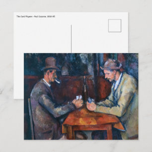 Paul Cezanne - De kaartspelers Briefkaart