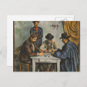 Paul Cezanne - De kaartspelers Briefkaart (Voorkant / Achterkant)