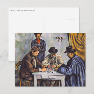Paul Cezanne - De kaartspelers Briefkaart
