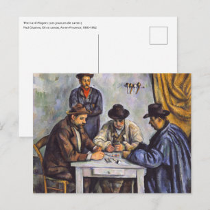 Paul Cezanne - De kaartspelers Briefkaart