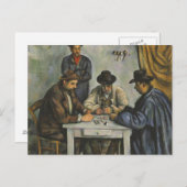 Paul Cezanne - De kaartspelers Briefkaart (Voorkant / Achterkant)