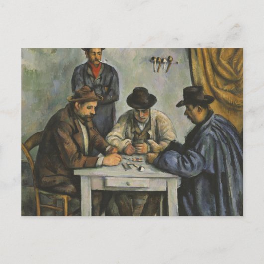 Paul Cezanne - De kaartspelers Briefkaart (Voorkant)