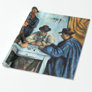 Paul Cezanne de kaartspelers Cadeaupapier