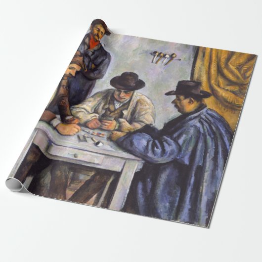 Paul Cezanne - De kaartspelers Cadeaupapier (Uitgerold)