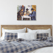 Paul Cezanne - De kaartspelers Canvas Afdruk (Insitu (Slaapkamer))