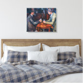 Paul Cezanne - De kaartspelers Canvas Afdruk (Insitu (Slaapkamer))