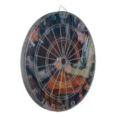 Paul Cezanne - De kaartspelers Dartbord (Voorkant Links)