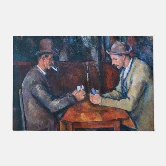 Paul Cezanne - De kaartspelers Deurmat (Voorkant)