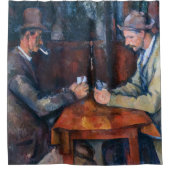 Paul Cezanne - De kaartspelers Douchegordijn (Voorkant)