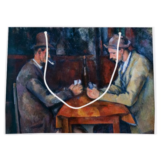 Paul Cezanne - De kaartspelers Groot Cadeauzakje (Voorkant)