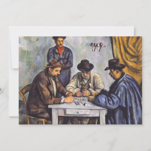 Paul Cezanne - De kaartspelers Kaart (Voorkant)