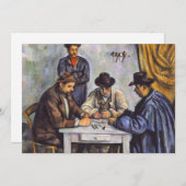 Paul Cezanne - De kaartspelers Kaart (Voorkant / Achterkant)